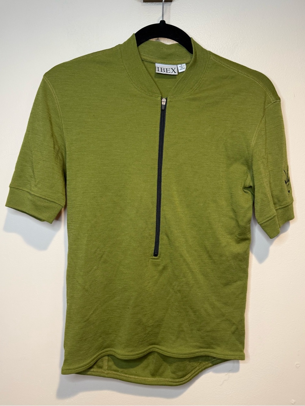 Ibex Pulse Short-Sleeve Wool Cycling Jersey Vintage *flaw